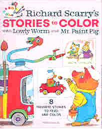 Busy World of Richard Scarry, The Stories to Color