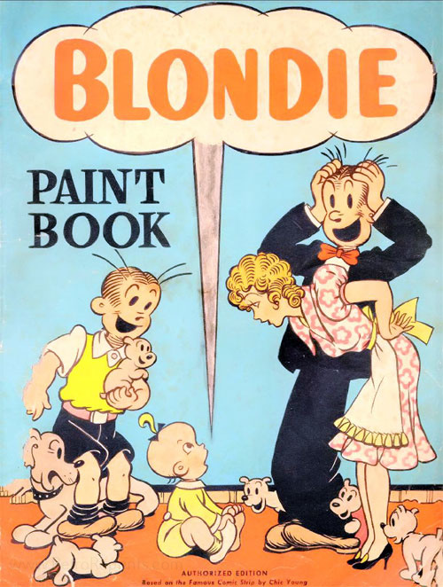 Blondie Paint Book