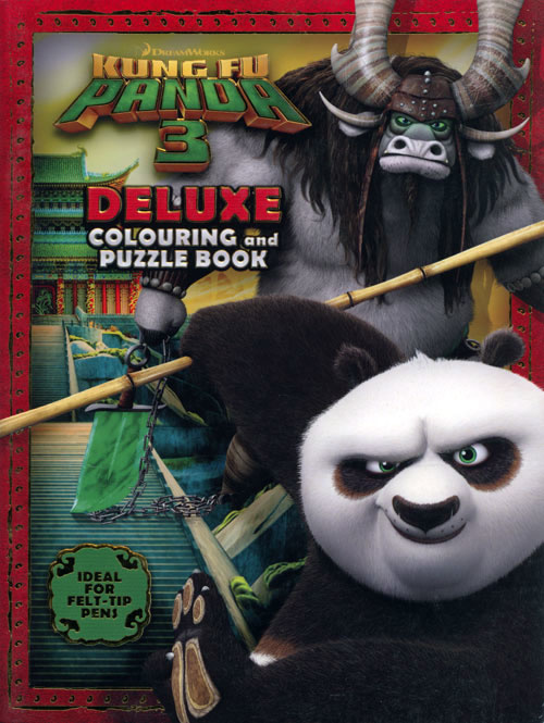 Kung Fu Panda 3 Deluxe Colouring & Puzzle Book