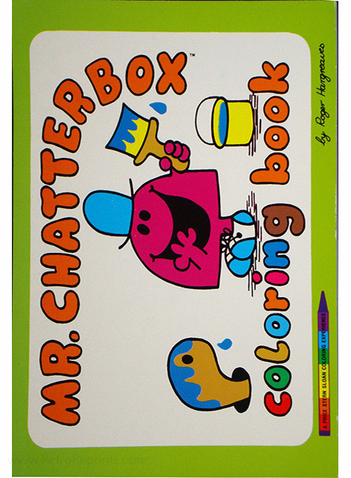 Mr. Men & Little Miss Mr. Chatterbox Coloring Book
