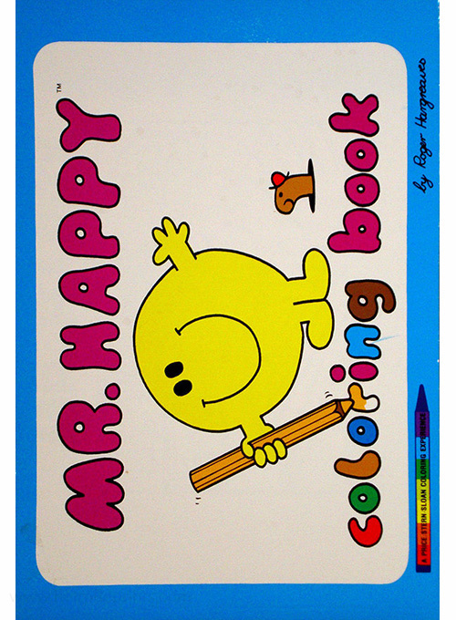 Mr. Men & Little Miss Mr. Happy Coloring Book