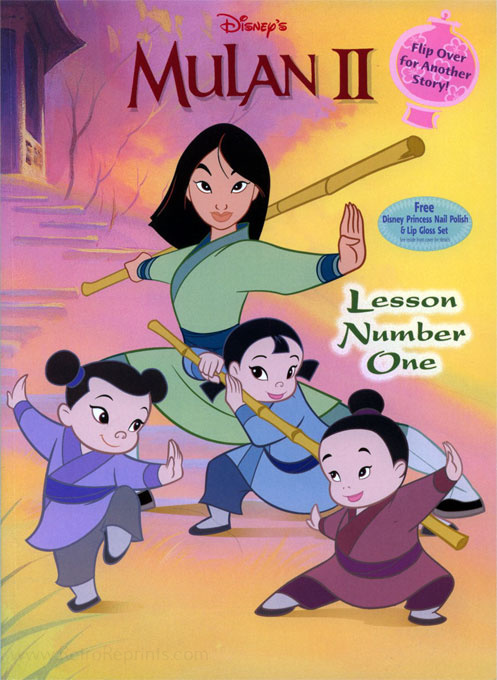 Mulan Ii Disney S Lesson Number One Coloring Books At Retro Reprints The World S Largest Coloring Book Archive