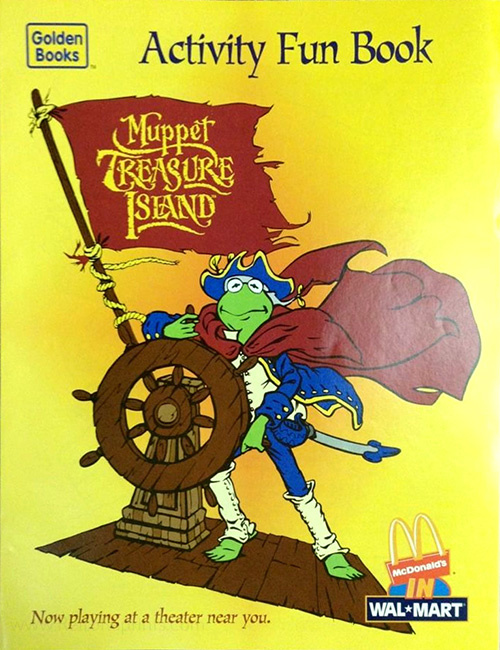 Muppet Treasure Island Activity Book Fun  Coloring Books at Retro 