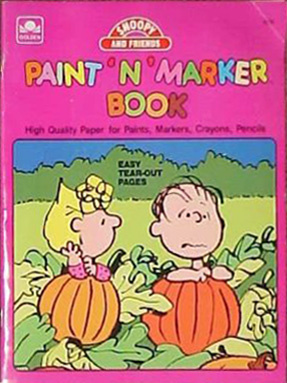 Peanuts Paint 'n' Marker Book