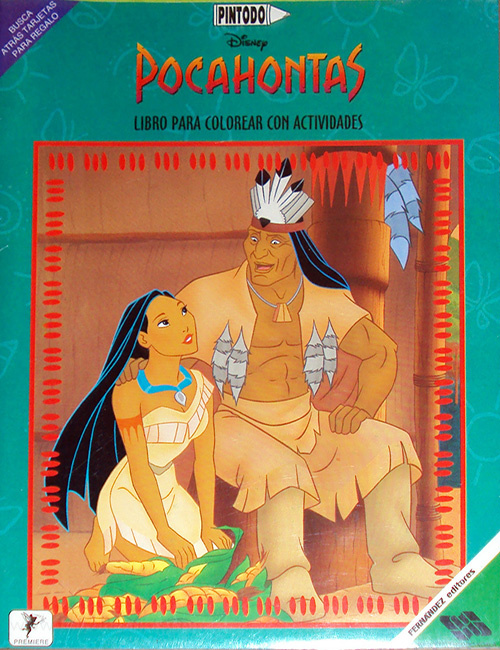 Pocahontas, Disney's Coloring Book