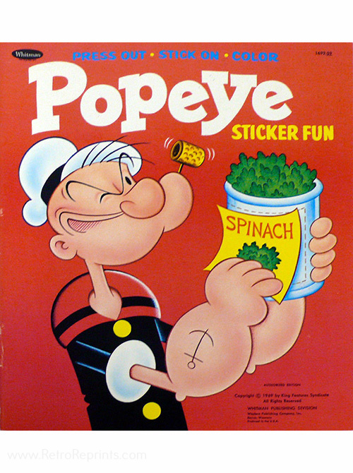 Popeye the Sailor Man Sticker Fun