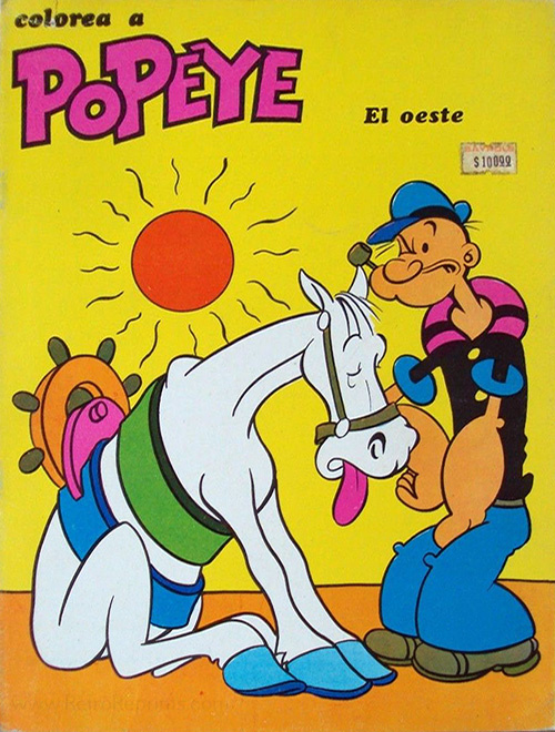 Popeye the Sailor Man Coloring Book