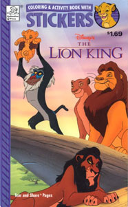 Lion King, The Coloring and Activity Book