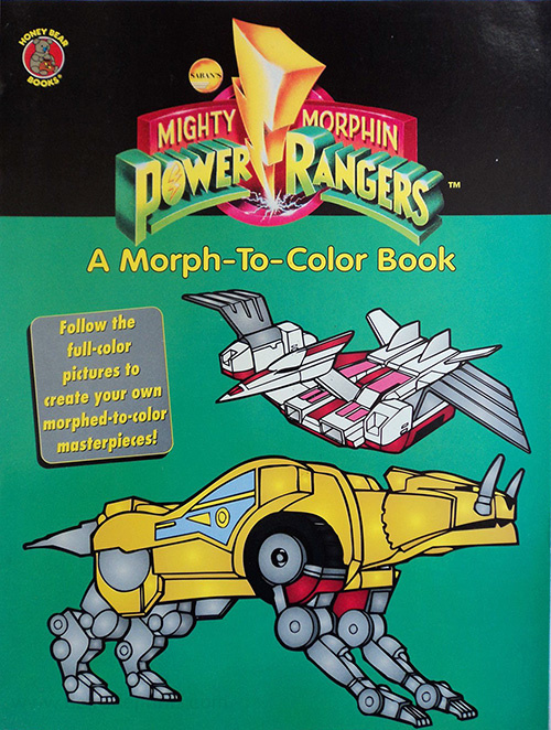 Mighty Morphin Power Rangers Morph-to-Color Book