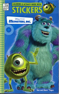 Monsters Inc. Coloring and Activity Book