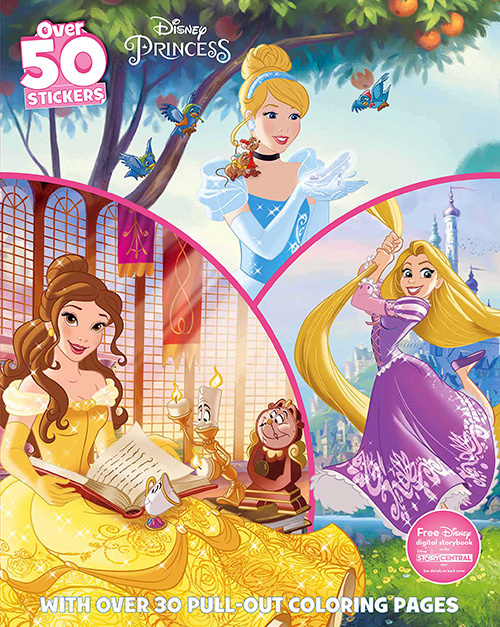 Princesses, Disney Coloring Book