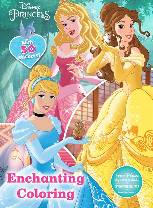 Princesses, Disney Enchanting Coloring