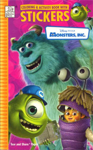 Monsters Inc. Coloring and Activity Book
