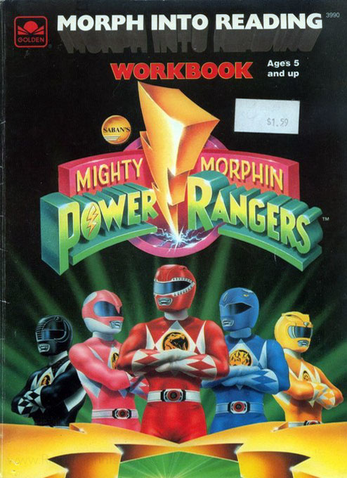 Mighty Morphin Power Rangers Morph into Reading