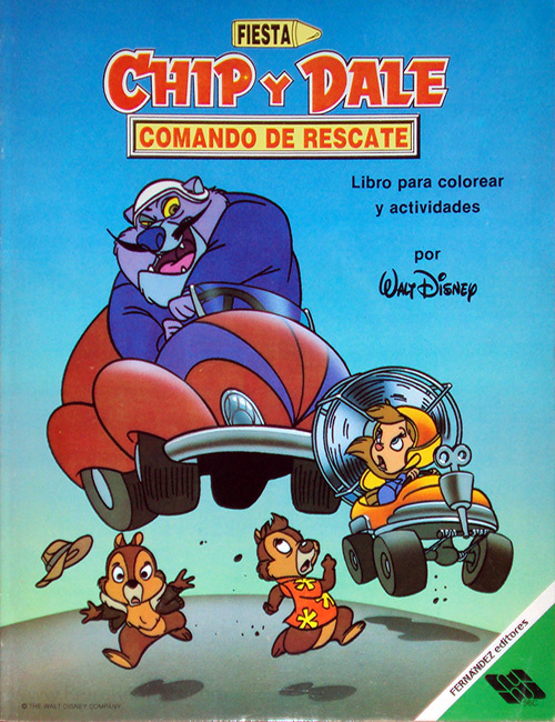 Chip 'n Dale Rescue Rangers Coloring Book