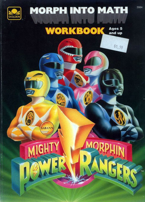Mighty Morphin Power Rangers Morph into Math