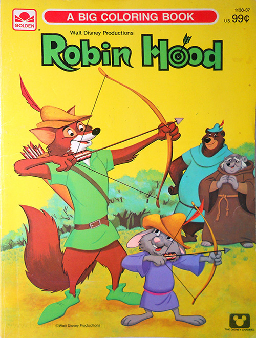 Robin Hood, Disney's Coloring Book