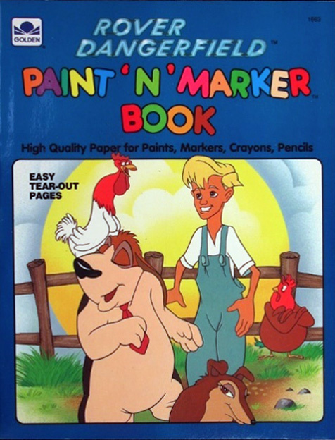 Rover Dangerfield Paint 'n' Marker Book