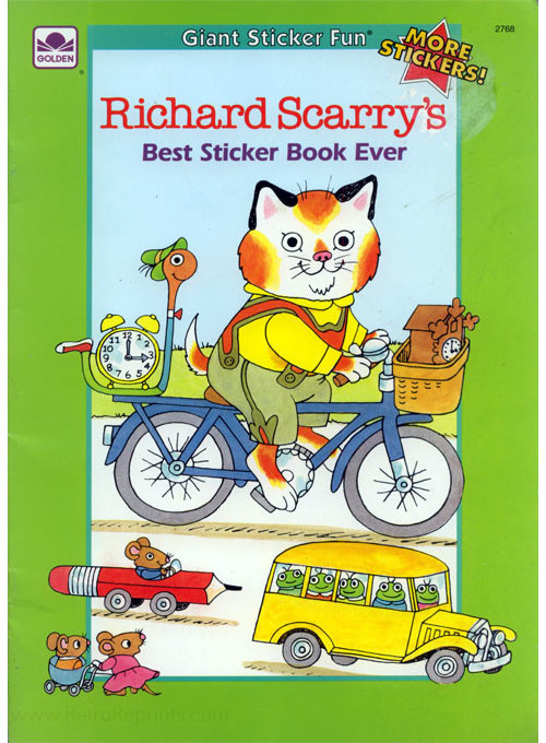 Busy World of Richard Scarry, The Best Sticker Book Ever
