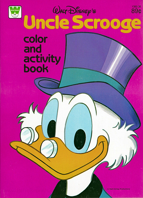 Uncle Scrooge Coloring and Activity Book