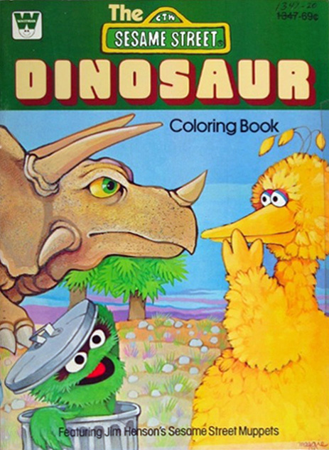Sesame Street Dinosaur Coloring Book