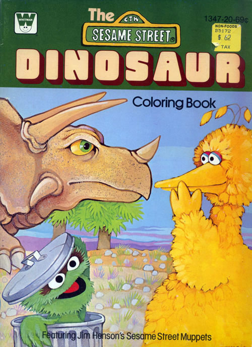 Sesame Street Dinosaur Coloring Book