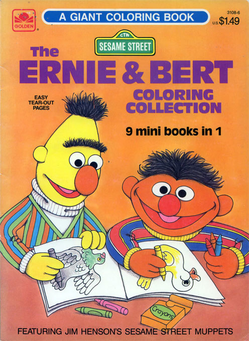 Sesame Street Ernie & Bert Coloring Collection