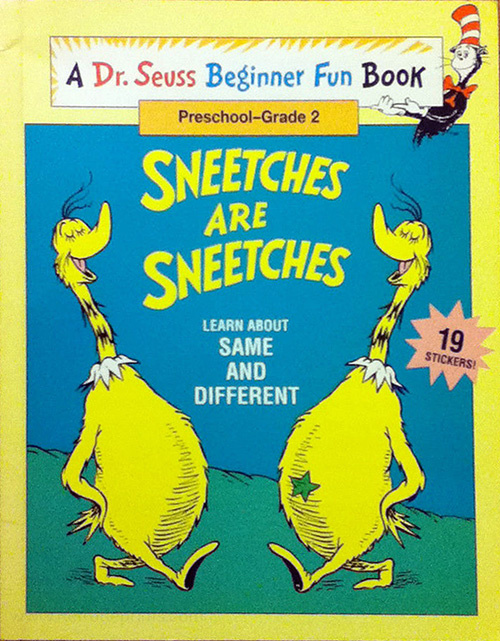 Dr. Seuss Sneetches are Sneetches