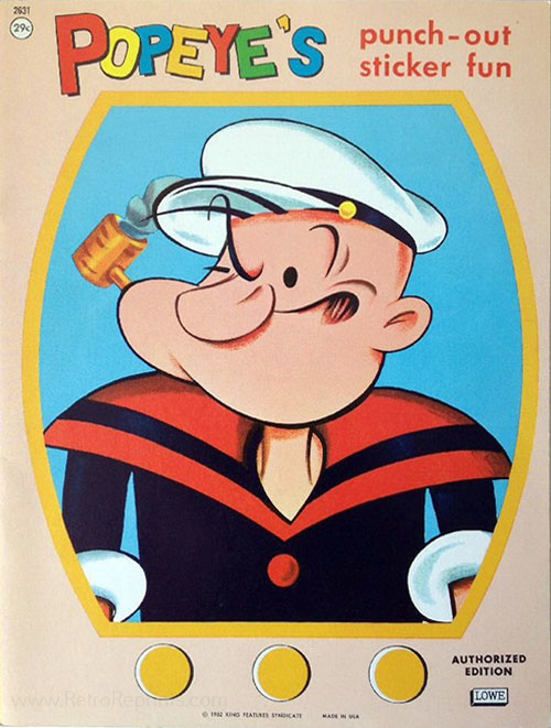 Popeye the Sailor Man Coloring Book