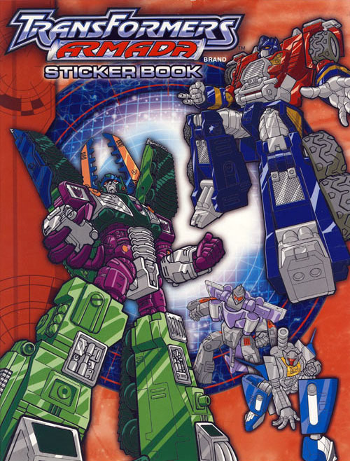 Transformers Armada Sticker Book