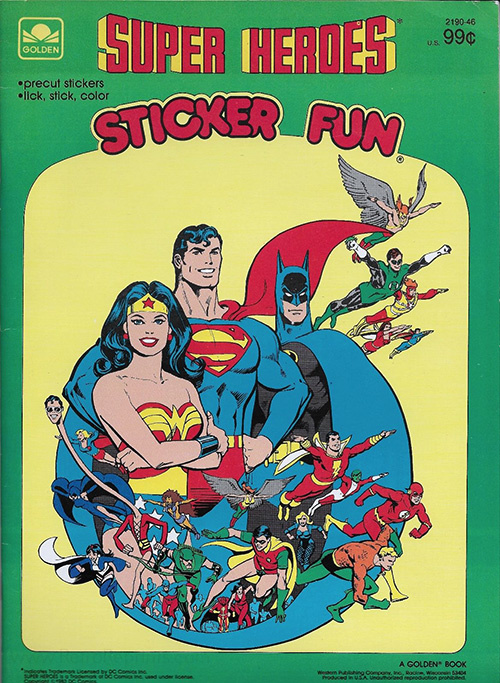 DC Super Heroes Sticker Fun