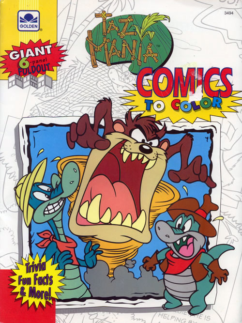 Taz-Mania Comics to Color