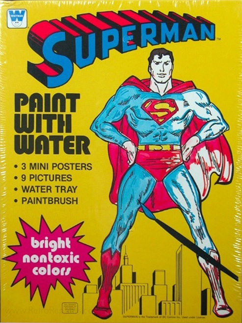 Superman Paint with Water