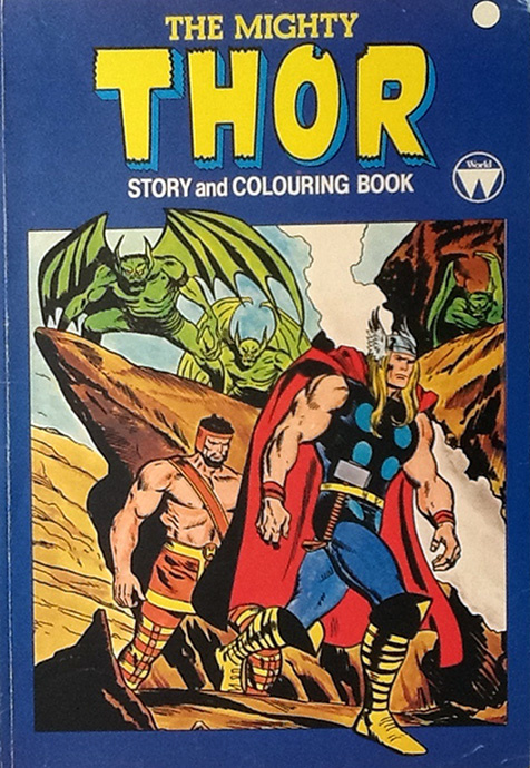 Marvel Super Heroes Thor Coloring Book