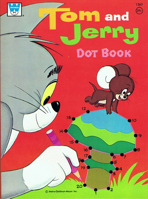 Tom & Jerry Cat & Mouse Games  Coloring Books at Retro Reprints