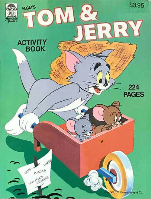 Tom & Jerry Cat & Mouse Games  Coloring Books at Retro Reprints