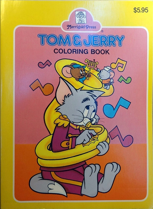 Tom & Jerry Cat & Mouse Games  Coloring Books at Retro Reprints