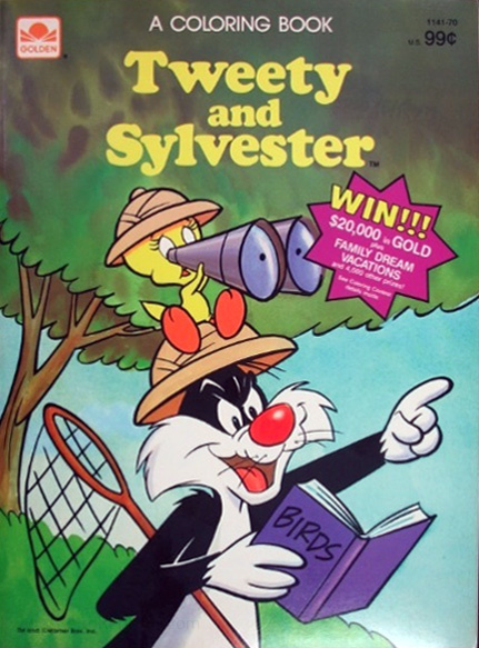 Sylvester & Tweety Coloring Book