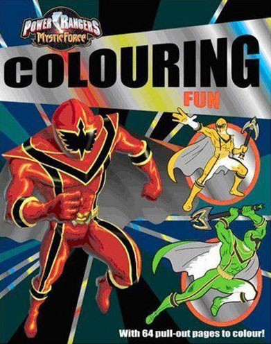 Power Rangers Mystic Force Colouring Book