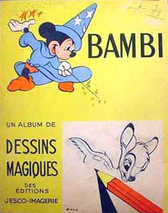 Bambi, Disney's Un Album de Dessin Magiques