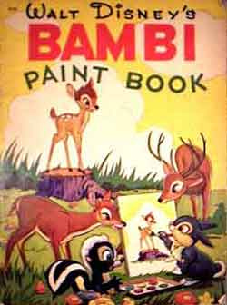 Bambi, Disney's Paint Book