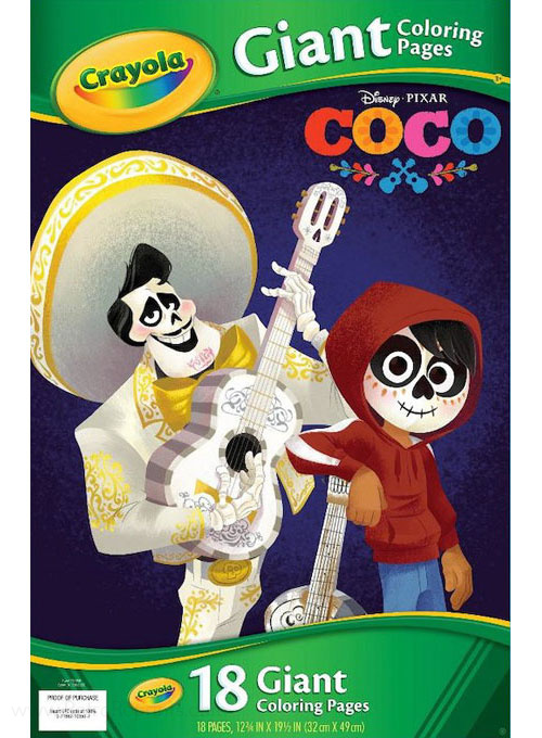 Coco, Pixar's Giant Coloring Pages