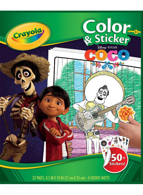Coco, Pixar's Color and Sticker Book