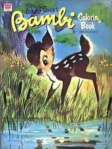 Bambi, Disney's Coloring Book