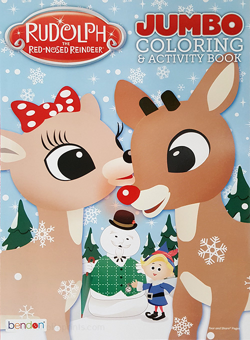 Rudolph The Red Nosed Reindeer Coloring And Activity Book Coloring Books At Retro Reprints