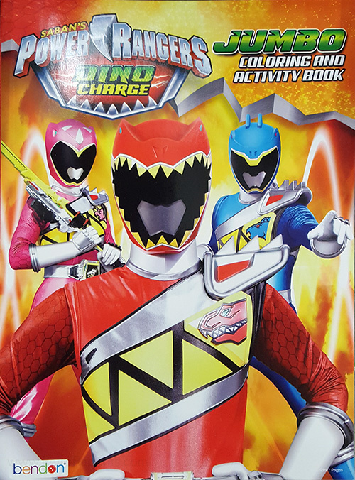 Power Rangers Dino Charge Jumbo Coloring & Activity Book