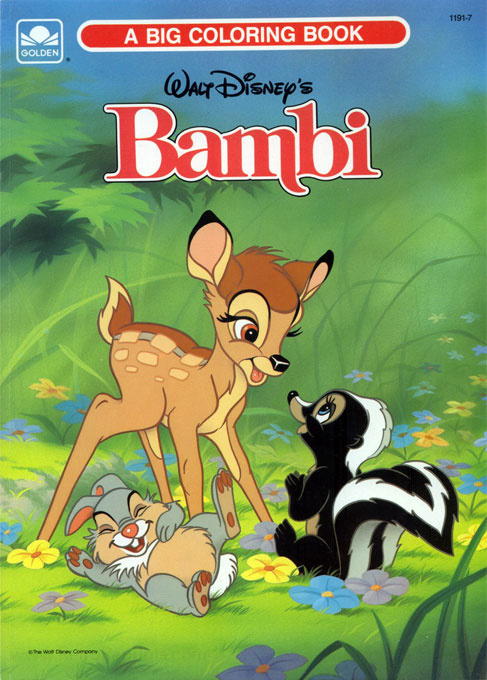 Bambi, Disney's Coloring Book