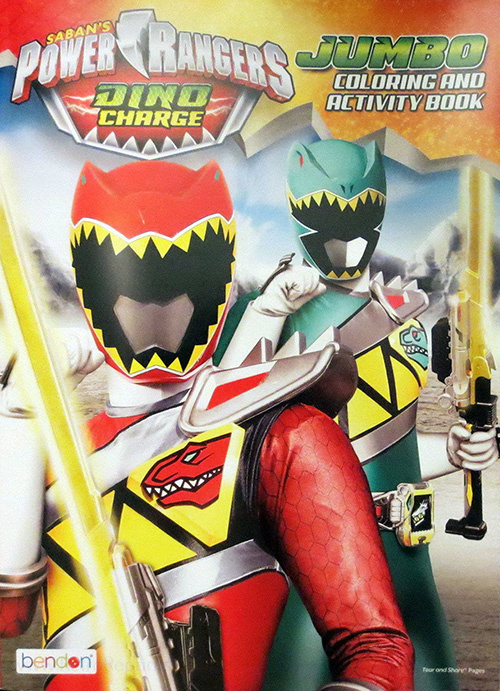 Power Rangers Dino Charge Jumbo Coloring & Activity Book