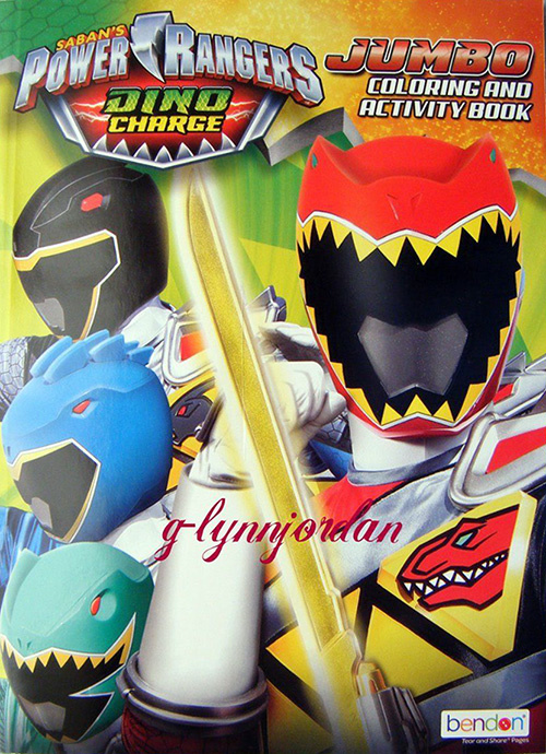 Power Rangers Dino Charge Jumbo Coloring & Activity Book
