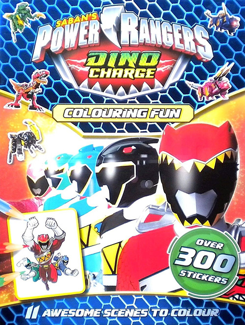 Power Rangers Dino Charge Colouring Fun